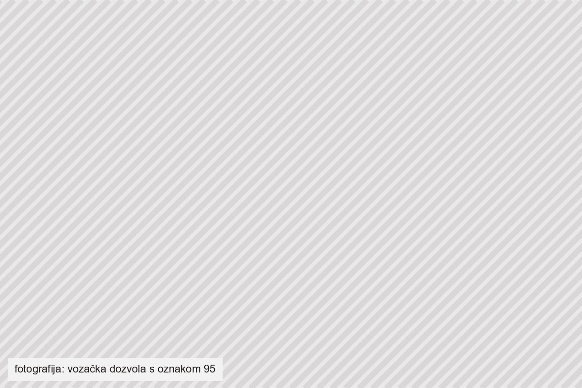 Vozačka dozvola s oznakom 95