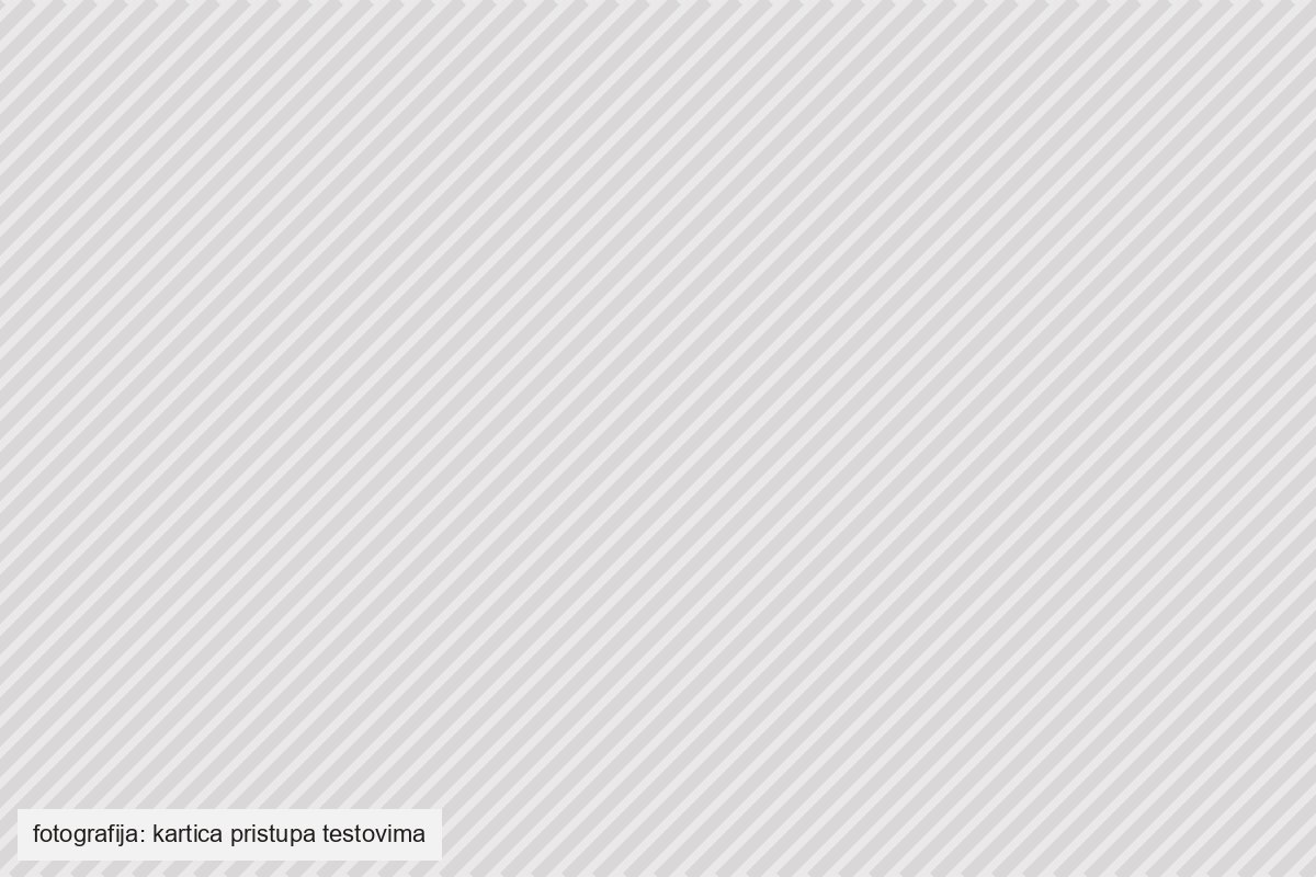 Priručnik i kartica pristupa online testovima